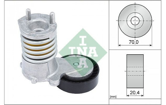 Tensioner Lever, v-ribbed belt 534027410 Ina