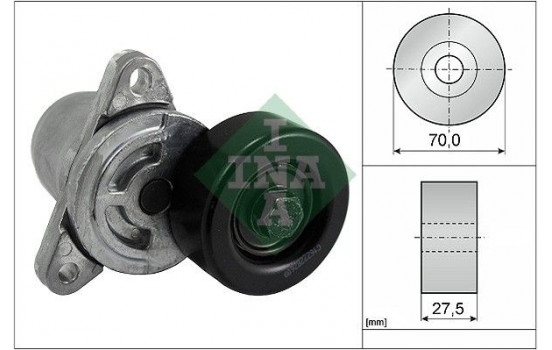 Tensioner Lever, v-ribbed belt 534030610 Ina