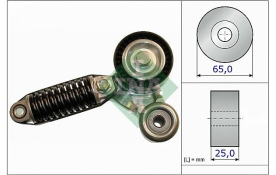 Tensioner Lever, v-ribbed belt 534031410 Ina
