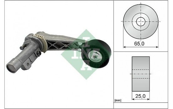 Tensioner Lever, v-ribbed belt 534031810 Ina