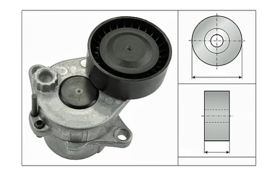 Tensioner Lever, v-ribbed belt 534033710 Ina