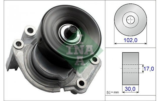 Tensioner Lever, v-ribbed belt 534035010 Ina