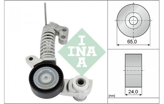 Tensioner Lever, v-ribbed belt 534035410 Ina