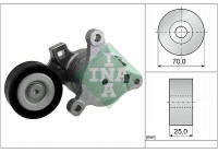 Tensioner Lever, v-ribbed belt 534036210 Ina