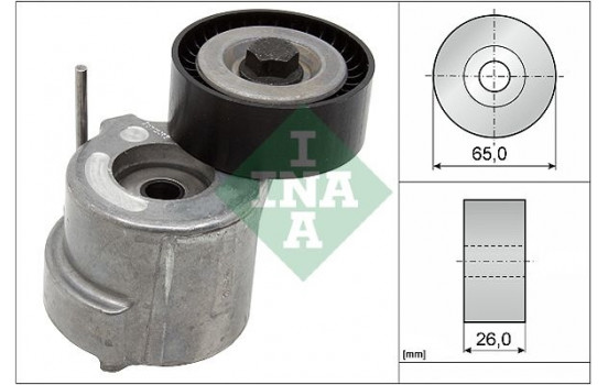 Tensioner Lever, v-ribbed belt 534040410 Ina