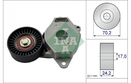 Tensioner Lever, v-ribbed belt 534040910 Ina