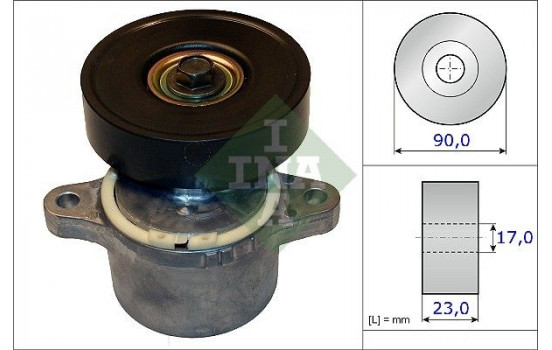 Tensioner Lever, v-ribbed belt 534046010 Ina