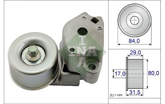 Tensioner Lever, v-ribbed belt 534047710 Ina