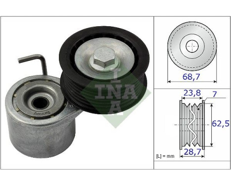 Tensioner Lever, v-ribbed belt 534048710 Ina