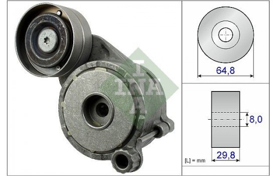 Tensioner Lever, v-ribbed belt 534050610 Ina