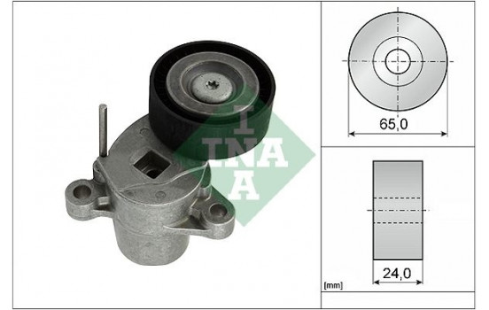Tensioner Lever, v-ribbed belt 534050710 Ina