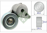 Tensioner Lever, v-ribbed belt 534050910 Ina