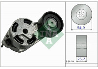 Tensioner Lever, v-ribbed belt 534051610 Ina