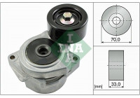 Tensioner Lever, v-ribbed belt 534053610 Ina