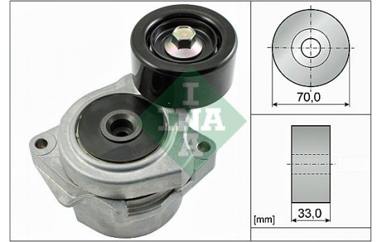 Tensioner Lever, v-ribbed belt 534053610 Ina