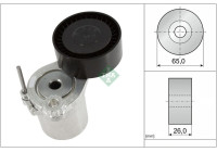 Tensioner Lever, v-ribbed belt 534057010 Ina