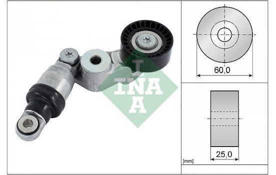 Tensioner Lever, v-ribbed belt 534058510 Ina