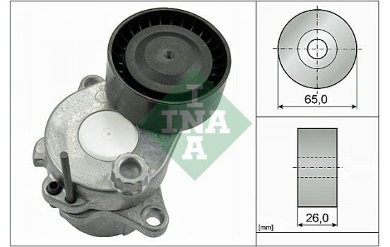 Tensioner Lever, v-ribbed belt 534059210 Ina