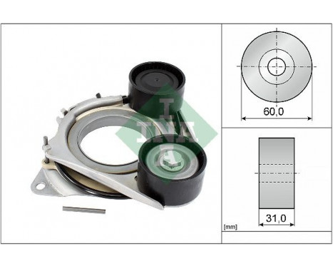 Tensioner Lever, v-ribbed belt 534068310 Ina