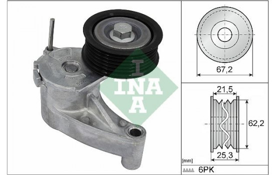 Tensioner Lever, v-ribbed belt 534071010 Ina