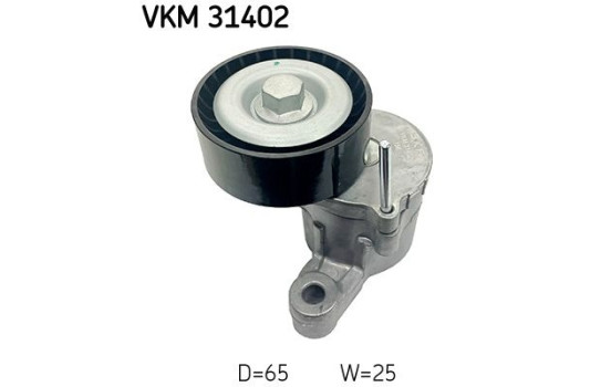 Tensioner pulley, Poly V-belt VKM 31402 SKF