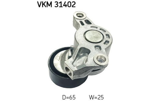 Tensioner pulley, Poly V-belt VKM 31402 SKF, Image 2