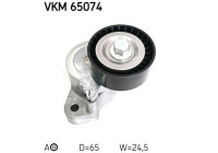 Tensioner pulley, Poly V-belt VKM 65074 SKF