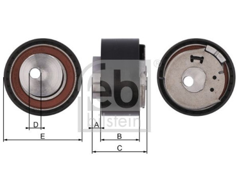 Tensioner Pulley, timing belt 17769 FEBI, Image 2