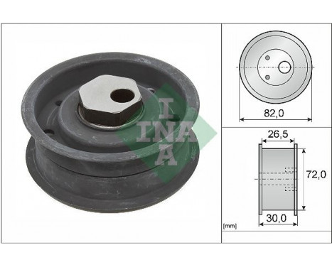 Tensioner Pulley, timing belt 531 0304 10 Ina