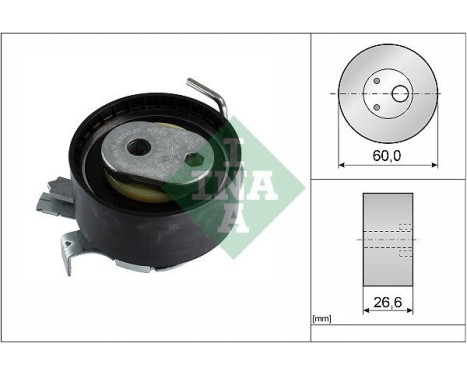 Tensioner pulley, timing belt 531 0961 10 Ina