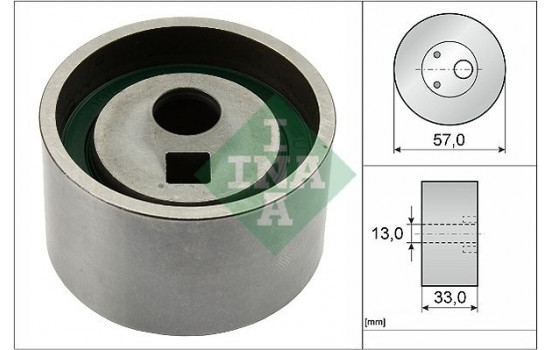 Tensioner Pulley, timing belt 531004710 Ina