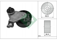 Tensioner Pulley, timing belt 531017110 Ina