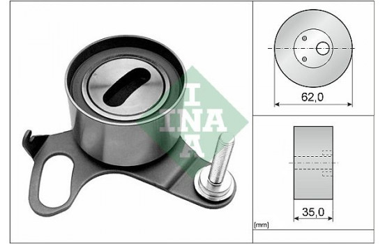 Tensioner Pulley, timing belt 531019120 Ina