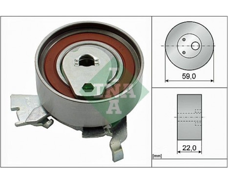 Tensioner Pulley, timing belt 531027330 Ina
