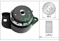 Tensioner Pulley, timing belt 531032030 Ina