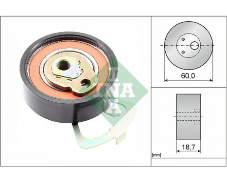 Tensioner Pulley, timing belt 531033910 Ina