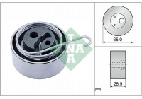 Tensioner Pulley, timing belt 531053520 Ina