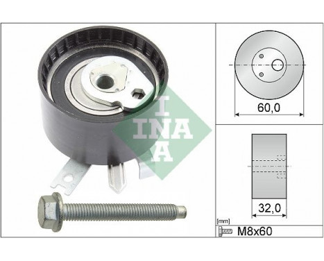 Tensioner Pulley, timing belt 531054710 Ina