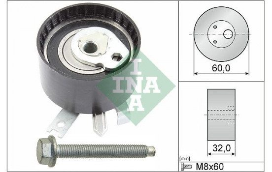 Tensioner Pulley, timing belt 531054710 Ina