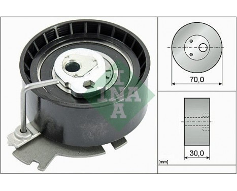 Tensioner Pulley, timing belt 531063210 Ina