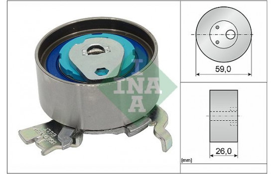 Tensioner Pulley, timing belt 531067930 Ina