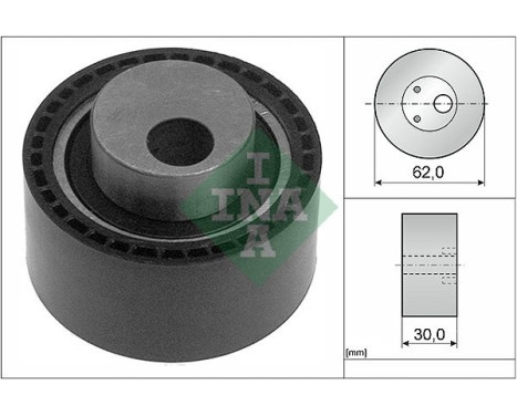 Tensioner Pulley, timing belt 531076910 Ina