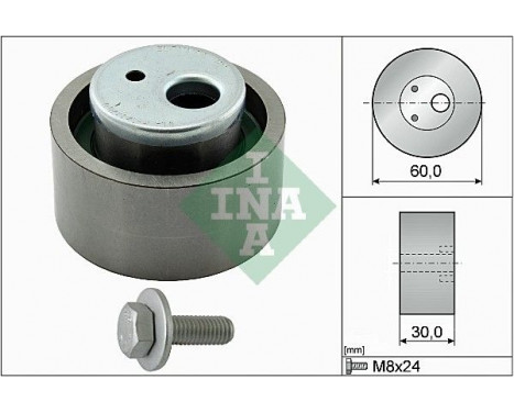 Tensioner Pulley, timing belt 531078010 Ina