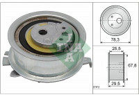Tensioner Pulley, timing belt 531082510 Ina