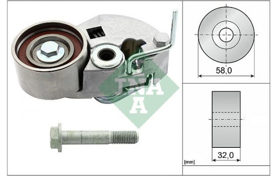 Tensioner Pulley, timing belt 531084310 Ina