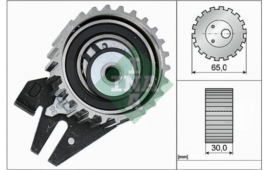 Tensioner Pulley, timing belt 531084410 Ina