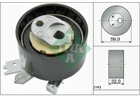 Tensioner Pulley, timing belt 531090610 Ina