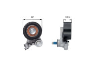 Tensioner Pulley, timing belt PowerGrip® T42134 Gates
