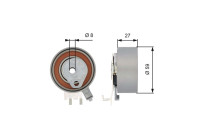 Tensioner pulley, timing belt T43139 Gates