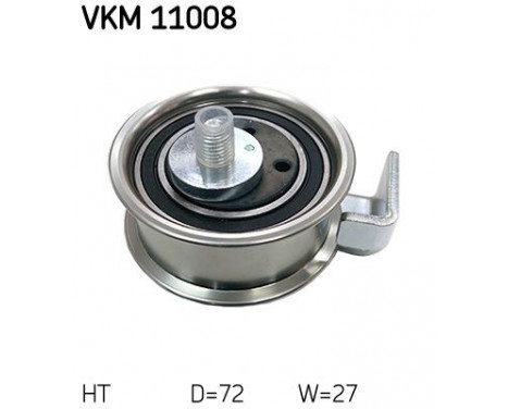Tensioner Pulley, timing belt VKM 11008 SKF, Image 2
